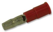 TERMINAL, MALE BULLET, CRIMP, RED