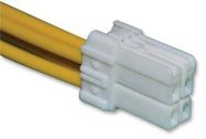 CONNECTOR, HOUSING, PLUG, 2POS, NATURAL