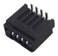 CONNECTOR, FFC, RCPT, 4POS, 1ROW