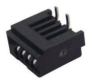 CONNECTOR, FFC, RCPT, 4POS, 1ROW