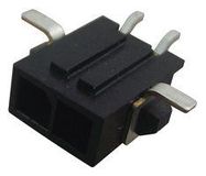 CONNECTOR, HEADER, 2POS, 1ROW, 3MM