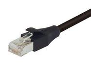 PATCH CORD, RJ45 PLUG-PLUG, 2FT, BLK