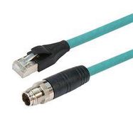 SENSOR CORD, M12 8POS-RJ45 PLUG, 6.6FT