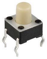 TACTILE SWITCH, SPST, 0.05A, 24V, THD