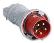 CONN, MAINS PLUG, 125A, 415V, RED