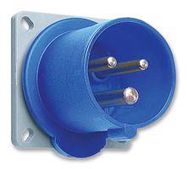 CONN, MAINS SOCKET, 32A, 250V, BLUE