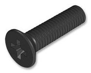 STD SCREW, M3.5, BLK COATED STEEL, 6PCS