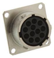 CONNECTOR, CIRCULAR, RCPT, 12POS, PANEL