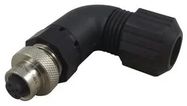 CIRCULAR CONN, PLUG, 5POS, SOLDER