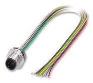 SENSOR/ACTUATOR PLUG, M12, 8POS