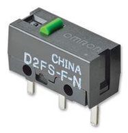 MICROSWITCH, PLUNGER, SPST, 0.1A, 6VDC