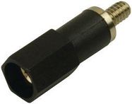 ADAPTOR, BANANA JACK-6/32" SCREW, BLACK