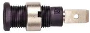 TEST JACK, 2MM, 10A, SOLDER, BLACK