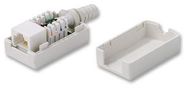 INLINE SOCKET, RJ45, 8P8C, CAT6, WHITE