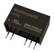 DC/DC CONV, 2W, 15V/-8.7V, 0.08A/0.04A