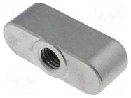 Knob wing; Int.thread: M8; 10mm; stainless steel; W: 36mm ELESA+GANTER