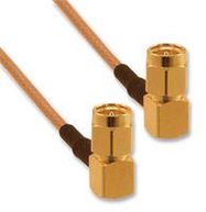 COAXIAL CABLE, RG174/U, SMA PLUG, 0.25M