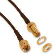 COAXIAL CABLE, RG316/U, PLUG-JACK, 0.25M