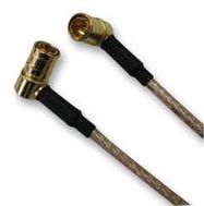 COAXIAL CABLE, RG316/U, SMB PLUG, 0.5M