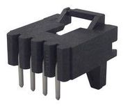 CONNECTOR, HEADER, 4POS, 1ROW, 2.54MM