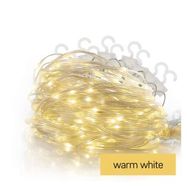 LED Christmas drop chain – icicles, 1.7 m, outdoor and indoor, warm white, programs, EMOS