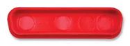 DUST CAP, D SUB, SIZE DB, RED