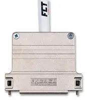 D-SUB BACKSHELL, DC, 180┬░, ABS