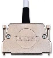 D SUB BACKSHELL, 180DEG, DC, ZINC