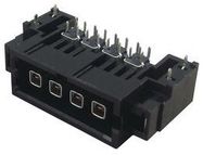 CONNECTOR, PLUG, 4POS, 1ROW, 4MM