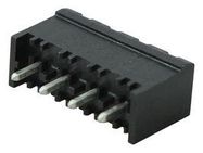 CONNECTOR, HEADER, 4POS, 1ROW, 5MM