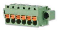 TERMINAL BLOCK, PLUGGABLE, 8POS, 16AWG