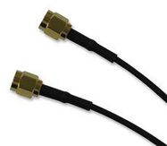 COAXIAL CABLE, RG174/U, SMA PLUG, 0.5M