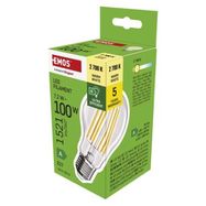 LED Bulb Filament A60 A CLASS / E27 / 7.2 W (100 W) / 1521 lm / warm white, EMOS