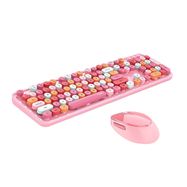 Wireless keyboard + mouse set MOFII Sweet 2.4G (pink), MOFII