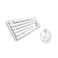 Wireless keyboard + mouse set MOFII Sweet 2.4G (white), MOFII