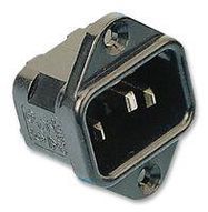 CONNECTOR, POWER ENTRY, PLUG, 10A, 250V