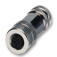 SENSOR/ACTUATOR SOCKET, M12, 5POS