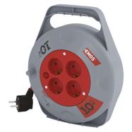 PVC Extension Cord Reel– 4 sockets, 10m SCHUKO, EMOS