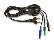 POWER CORD, SCHUKO MAINS PLUG-3X4MM PLUG