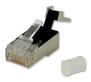 CONN, RJ45, PLUG, SHLD, 1PORT, 8P8C,PK10