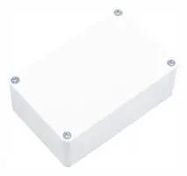 PCB BOX ENCLOSURE, ABS, WHITE