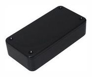 PCB BOX ENCLOSURE, ABS, BLACK