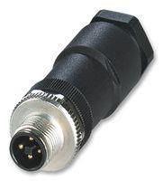 SENSOR/ACTUATOR PLUG, M12, 4POS