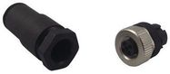 SENSOR/ACTUATOR SOCKET, M12, 4POS