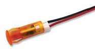 INDICATOR, LED PANEL MNT, 6MM, ORANGE