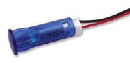 INDICATOR, LED PANEL MNT, 8MM, BLUE