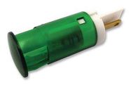 INDICATOR, LED PANEL MNT, 12MM, GREEN