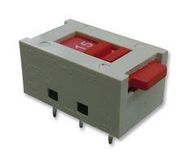 SLIDE SWITCH, DPDT, 12A, 250V, THD