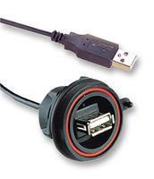 COMPUTER CABLE, USB 2.0, 0.5M, BLACK