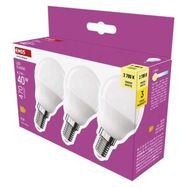 LED Bulb Classic Mini Globe / E14 / 4.2 W (40 W) / 470 lm / Warm white, EMOS